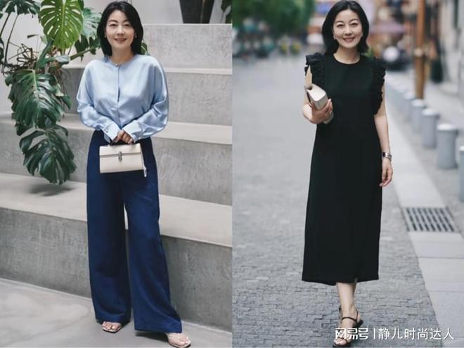 扮嫩不盲目追大牌时髦还大方见过世面的中年女性不刻意(图4)