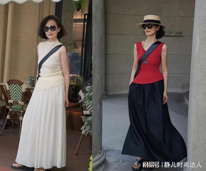 扮嫩不盲目追大牌时髦还大方见过世面的中年女性不刻意(图6)